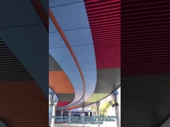 Decorazione dello spessore di alluminio sospeso del soffitto 20mm dello schermo di profilo del soffitto U del metallo