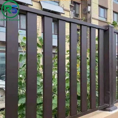Aspen Slatted Contemporary Aluminum Fence Simple Style aluminium slat balustrade