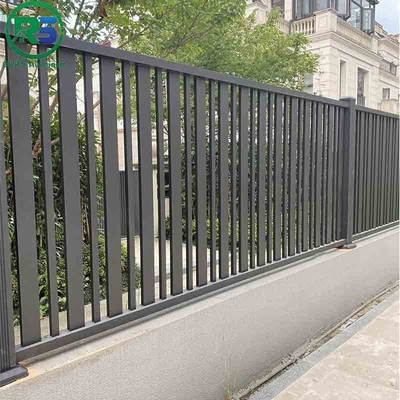 Aspen Slatted Contemporary Aluminum Fence Simple Style aluminium slat balustrade