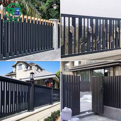 Reasonable Aluminium Vertical Slat Balustrade Privacy Panels Customized