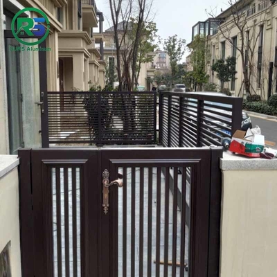 Reasonable Aluminium Vertical Slat Balustrade Privacy Panels Customized