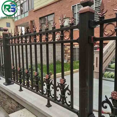 0.8-3.0mm Customized Contemporary Aluminum Fence Balustrade 15-20 Years Warranty