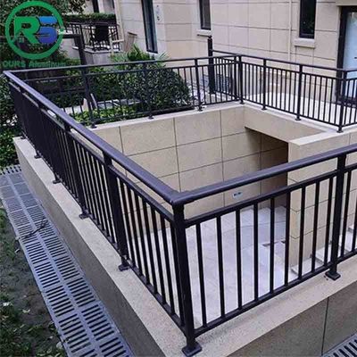 Flat Top Durable Contemporary Aluminum Fence Chinese Style 0.8-3.0mm