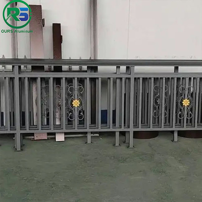Self Cleaning PVDF Coated Cladding Aluminium Picket Fence For Exterior