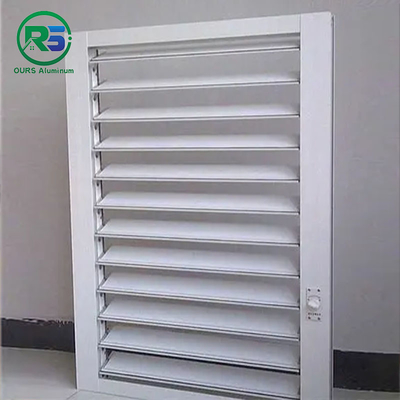 Building Decorative Aluminum Sun Shade Louvers Interior Or Exterior Wall Blinds