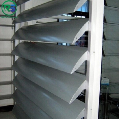 Pvdf Coating Metal Rhombus Aluminum Sunshade Louvers For Building Facade
