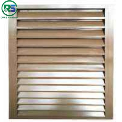 Pvdf Coating Metal Rhombus Aluminum Sunshade Louvers For Building Facade