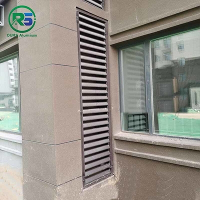 Pvdf Coating Metal Rhombus Aluminum Sunshade Louvers For Building Facade