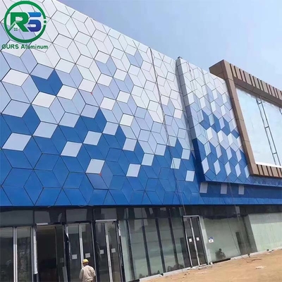 Decorating Suspended Metal Ceiling U Aluminum Profile Screen Ceiling 30mm Thickness