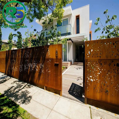 Aluminum Fence Slats Vertical Modern Picket Privacy Metal Garden Black Angle Slat Aluminum Fence Panels