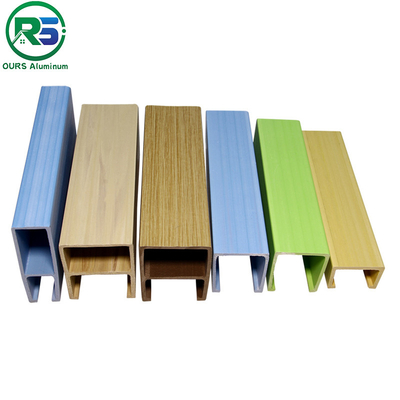 Environmental Friendly Linear Suspended Metal Ceiling 0.9mm White Aluminum Ceiling