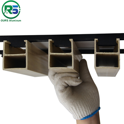 Environmental Friendly Linear Suspended Metal Ceiling 0.9mm White Aluminum Ceiling