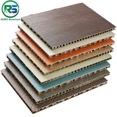 10mm Aluminum Honeycomb Panel Wood Grain Acoustic Filling Wooden Panel 4x8