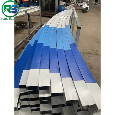 Environmental Friendly Linear Suspended Metal Ceiling 0.9mm White Aluminum Ceiling