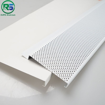 Metal Architectural Aluminum Ceiling Panels Decorative Hook On ISO9001