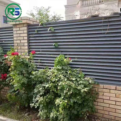 Affordable Louver Yard Contemporary Aluminum Fence Ornamental Security Fence Screen