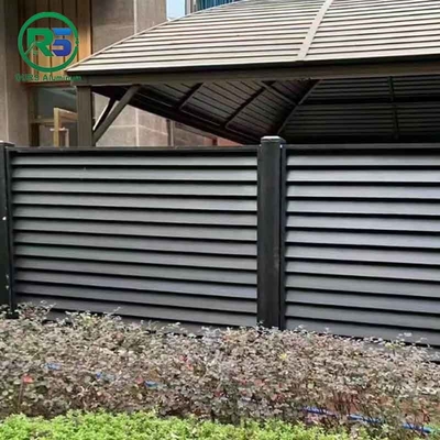 Affordable Louver Yard Contemporary Aluminum Fence Ornamental Security Fence Screen