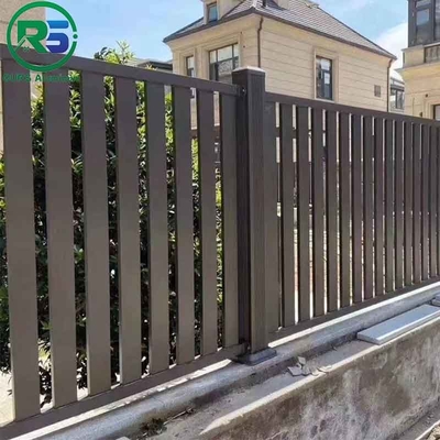 Aspen Slatted Contemporary Aluminum Fence Simple Style aluminium slat balustrade