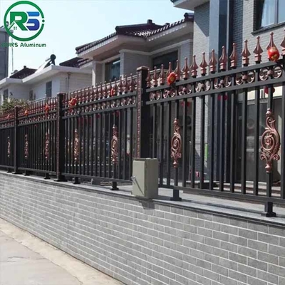 0.8-3.0mm Customized Contemporary Aluminum Fence Balustrade 15-20 Years Warranty