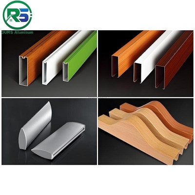 Environmental Friendly Linear Suspended Metal Ceiling 0.9mm White Aluminum Ceiling