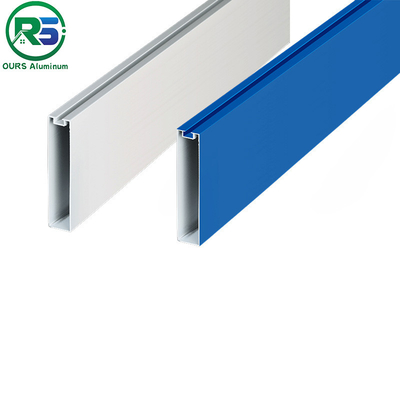 soffitto in metallo sospeso lineare di 0,6 mm soffitto in alluminio bianco
