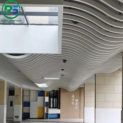 2.0mm Suspended Metal Ceiling in Wine Red for Modern and Simple Decoration