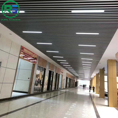 2.0mm Suspended Metal Ceiling in Wine Red for Modern and Simple Decoration