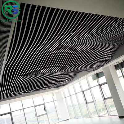 2.0mm Suspended Metal Ceiling in Wine Red for Modern and Simple Decoration